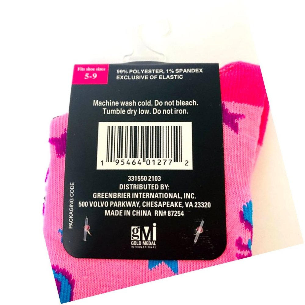 Fun Unicorn Pink Knee High Socks - Picture 3 of 3